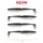 Reiva Zander Power Shad Magic Fish 8cm Esca in plastica 4 pz