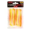 Reiva Zander Power Shad Shiny Orange 8cm Esca in plastica 4 pz