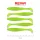 Reiva Zander Power Shad 8cm 3,18gr 5pz/conf (Flitter Verde Fluo I.) Esca in plastica