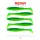 Reiva Zander Power Shad 8cm 3,18gr 5pz/conf (Flitter Verde) Esca in plastica