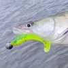 Reiva Zander Power Shad 8cm 3,18gr 5pz/conf (Flitter Verde) Esca in plastica