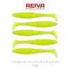 Reiva Zander Power Shad 8cm 3,18gr 5pz/conf (Verde Fluo) Esca in plastica