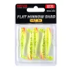 Reiva Flat Minnow Shad Watermelon 5cm 1,3gr Plasztik Csali 5db