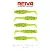 Reiva Flat Minnow Shad Poppy Green 5cm 1,3gr Plasztik Csali 5db