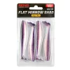 Reiva Flat Minnow Shad 10cm Purple Pearl Esca in plastica 4pz