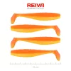 Reiva Flat Minnow Shad 10cm Shiny Orange Esca in plastica 4pz