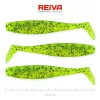 Reiva Flat Minnow shad 12,5cm 3pz/cf (Glitter Verde) Esca in plastica