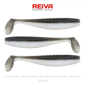   Reiva Flat Minnow Shad 12,5cm Magic Fish Esca in plastica 3pz