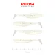 Reiva Flat Minnow Shad 7,5cm Pearl Dot Esca in plastica 4pz