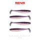 Reiva Flat Minnow Shad 7,5cm Purple Pearl Esca in plastica 4pz