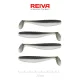 Reiva Flat Minnow Shad 7,5cm Magic Fish Esca in plastica 4pz
