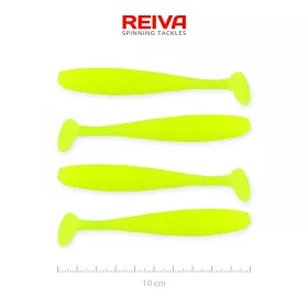 Reiva Flash Shad 10cm 4pz/cf Esca in plastica