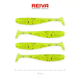 Reiva Flash Shad 10cm 4pz/cf Esca in plastica