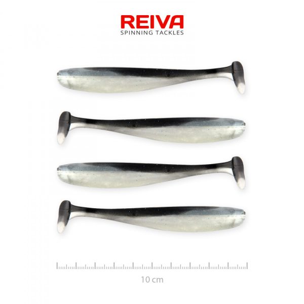Reiva Flash Shad 10cm 4pz/cf Esca in plastica