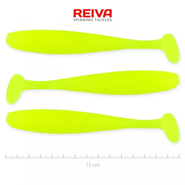 Reiva Flash Shad 15cm 3pz/cf Esca in plastica