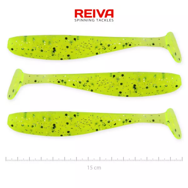 Reiva Flash Shad 15cm 3pz/cf Esca in plastica