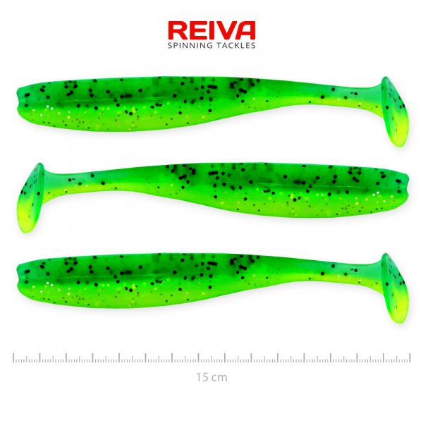 Reiva Flash Shad 15cm 3pz/cf Esca in plastica