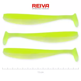 Reiva Flash Shad 15cm 3pz/cf Esca in plastica