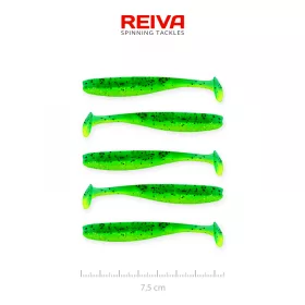 Reiva Flash Shad 7,5cm 2,26gr 5pz/cf Esca in plastica