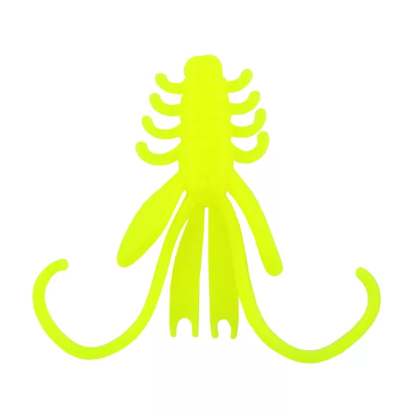 Reiva NYMPH 6cm 12pz/cf Fluo Verde Esca in plastica