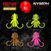 Reiva NYMPH 6cm 12pz/cf Fluo Verde Esca in plastica