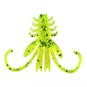 Reiva NYMPH 6cm 12pz/cf Glitter Fluo Verde Esca in plastica