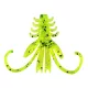 Reiva NYMPH 6cm 12pz/cf Glitter Fluo Verde Esca in plastica
