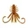 Reiva NYMPH 6cm 12pz/cf Glitter Marrone Esca in plastica