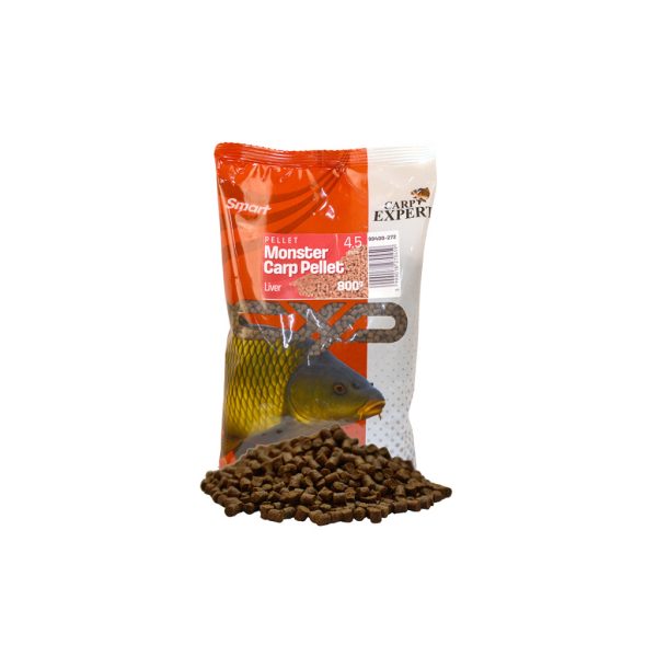 Carp Expert Smart Monster Carp Pellet Máj 4,5mm Etetőpellet 800gr