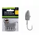 BKK Silent Chaser Microjig - Harpax Darting LRF 4#, 2.5g, 5 pz/confezione Jig Head