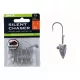 BKK Silent Chaser Microjig - Prisma Darting LRF 4#, 1.8g, 5pz/confezione Testina Jig