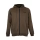 Avid Compound Zip Hoodie Felpa con cappuccio e cerniera marrone 2XL