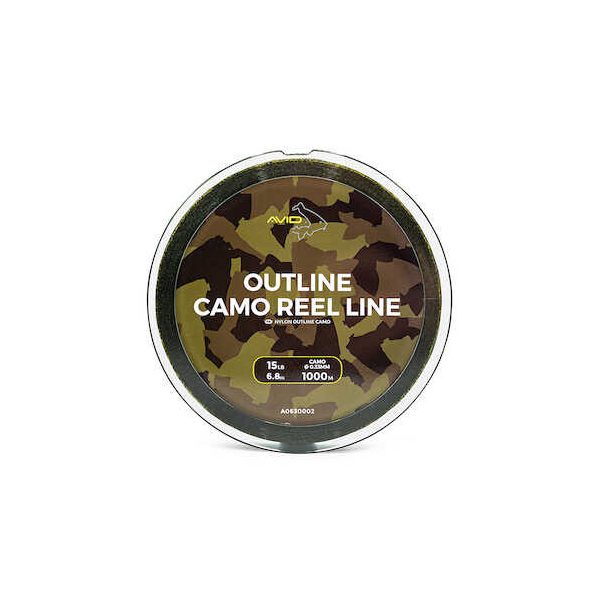 Avid Outline Camo Reel Line 15Lb 1000M Filo Monofilo Principale