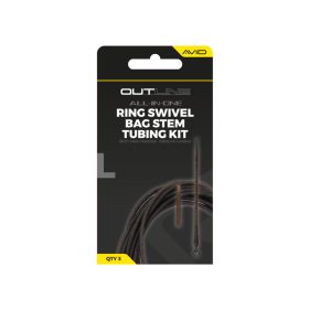 Avid Outline Bag Stem Tungsten Tubing Kit - Ring Swivel 3pz