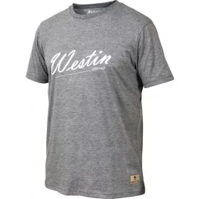 WESTIN T-Shirt Old School L Grey Melange Polo
