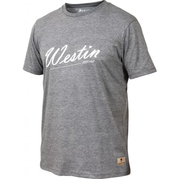 WESTIN T-Shirt Old School XXL Grey Melange Polo