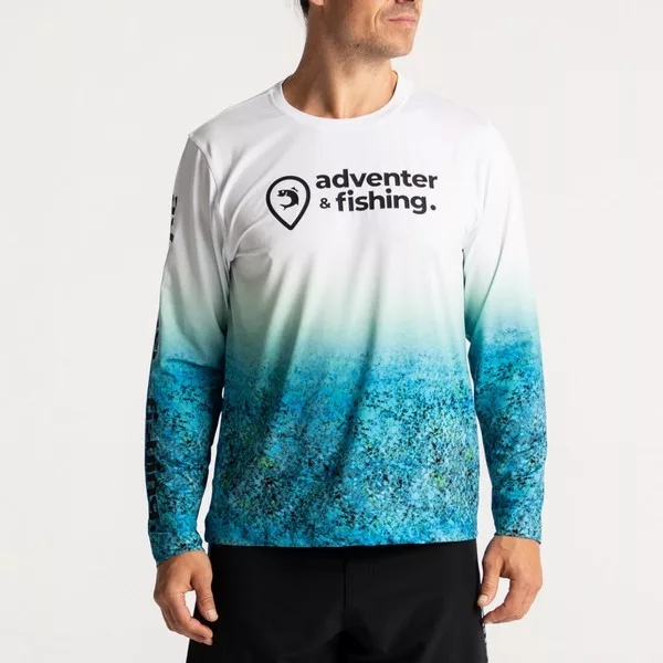 Adventer Fishing Bluefin Trevally T-shirt UV a maniche lunghe L