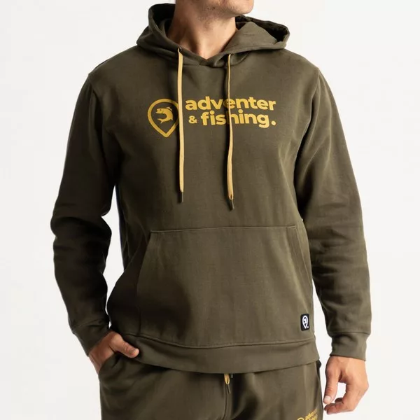 Adventer Cotton Hoodie Felpa Khaki XXL
