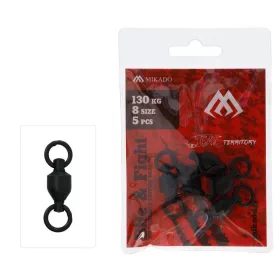 Mikado Intro Cat 6 Girella Nera Opaca con Cuscinetto 5pz