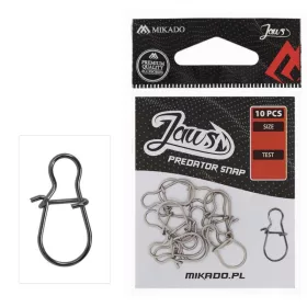 Mikado Jaws Predator XXL Clip da spinning 10 pezzi