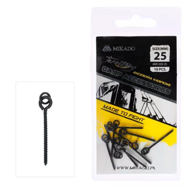 Mikado Con anello 13mm Vite per esca 10pz