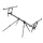 Mikado Carp Fine LineThreeLiner Rod-Pod per 3 canne