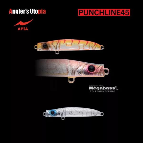 Apia Punch Line 45 3gr 45mm 02 Shirasu Ichiban Wobbler