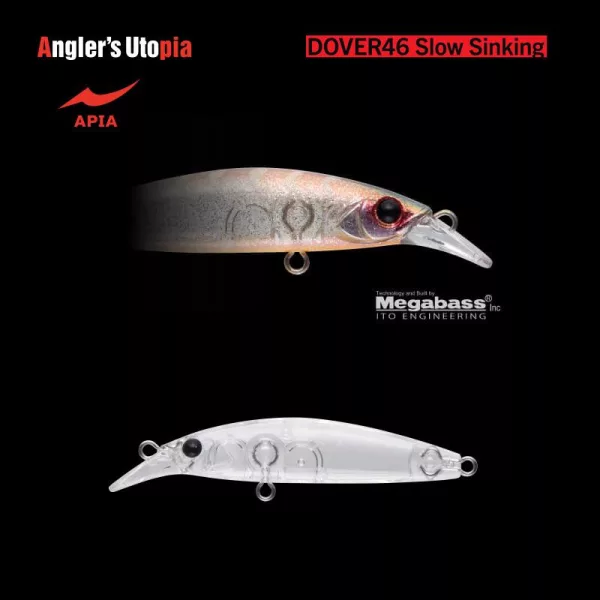 Apia Dover 46 Slow Sinking 46mm 2,3gr 07 Super Clear Wobbler