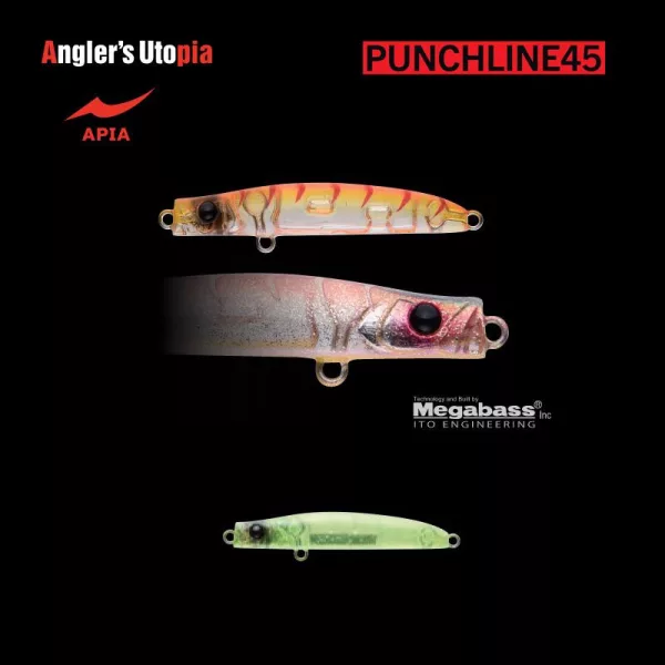 Apia Punch Line 45 3gr 45mm 11 Clear Chart glitter Wobbler