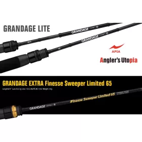   Apia Grandage Lite 65 Finesse Sweeper Limited 1,96m 0,6-3gr Canna da Spinning 2 Pezzi