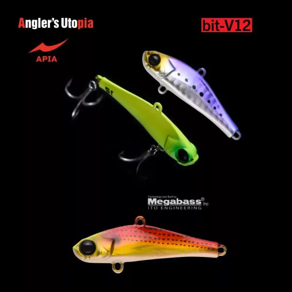 Apia Bit-V12 48mm 12gr 16 Red Gold Konoshiro Wobbler