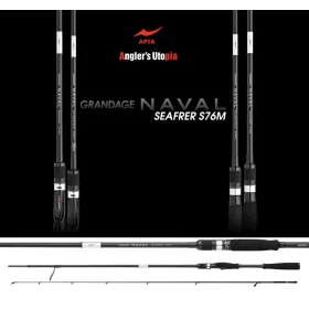   Canna da spinning Apia Grandage Naval Seafarer S76M 2,29m 7-35gr 2 Sezioni