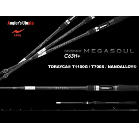   Apia Grandage Naval Megasoul 63H+ Cast 1,905m Max 150gr Canna da spinning in 2 pezzi