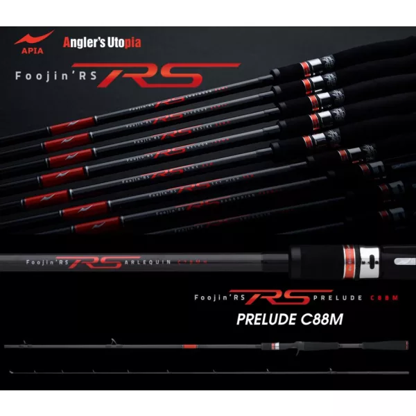 Apia Foojin RS Prelude C88M Cast 2,62m 10-50gr Canna da spinning 2 Pezzi